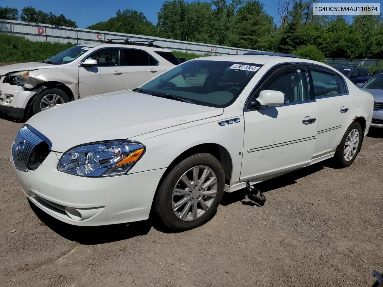 2010 Buick Lucerne Cxl VIN: 1G4HC5EM4AU110574 Lot: 56574544