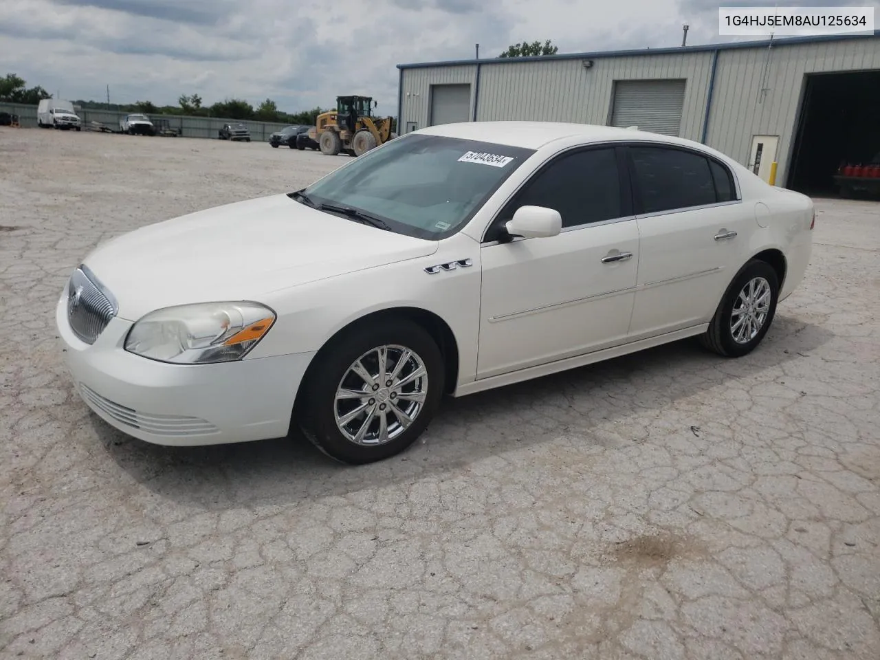 2010 Buick Lucerne Cxl VIN: 1G4HJ5EM8AU125634 Lot: 57043634