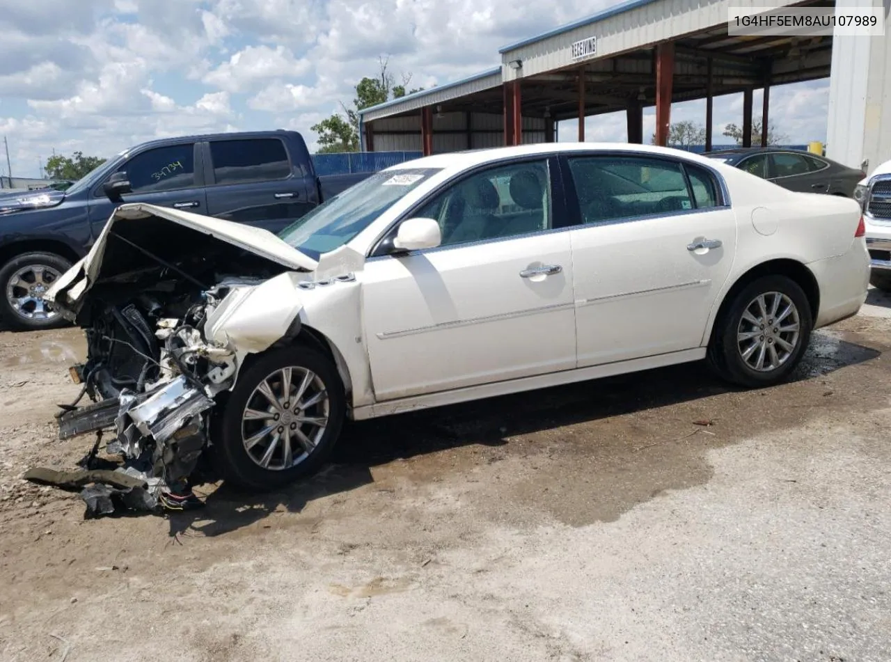 2010 Buick Lucerne Cxl VIN: 1G4HF5EM8AU107989 Lot: 59408504