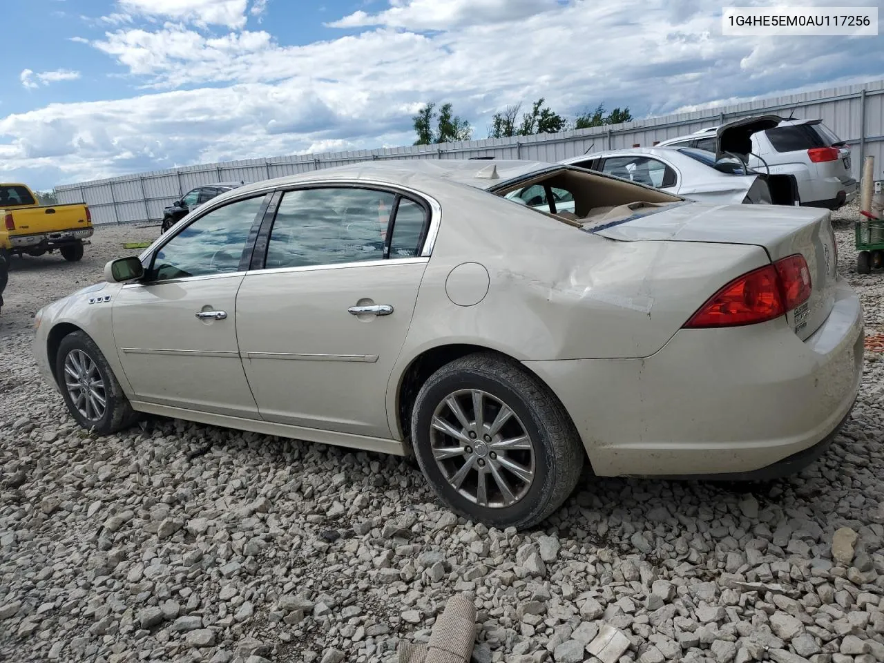 2010 Buick Lucerne Cxl VIN: 1G4HE5EM0AU117256 Lot: 60301404