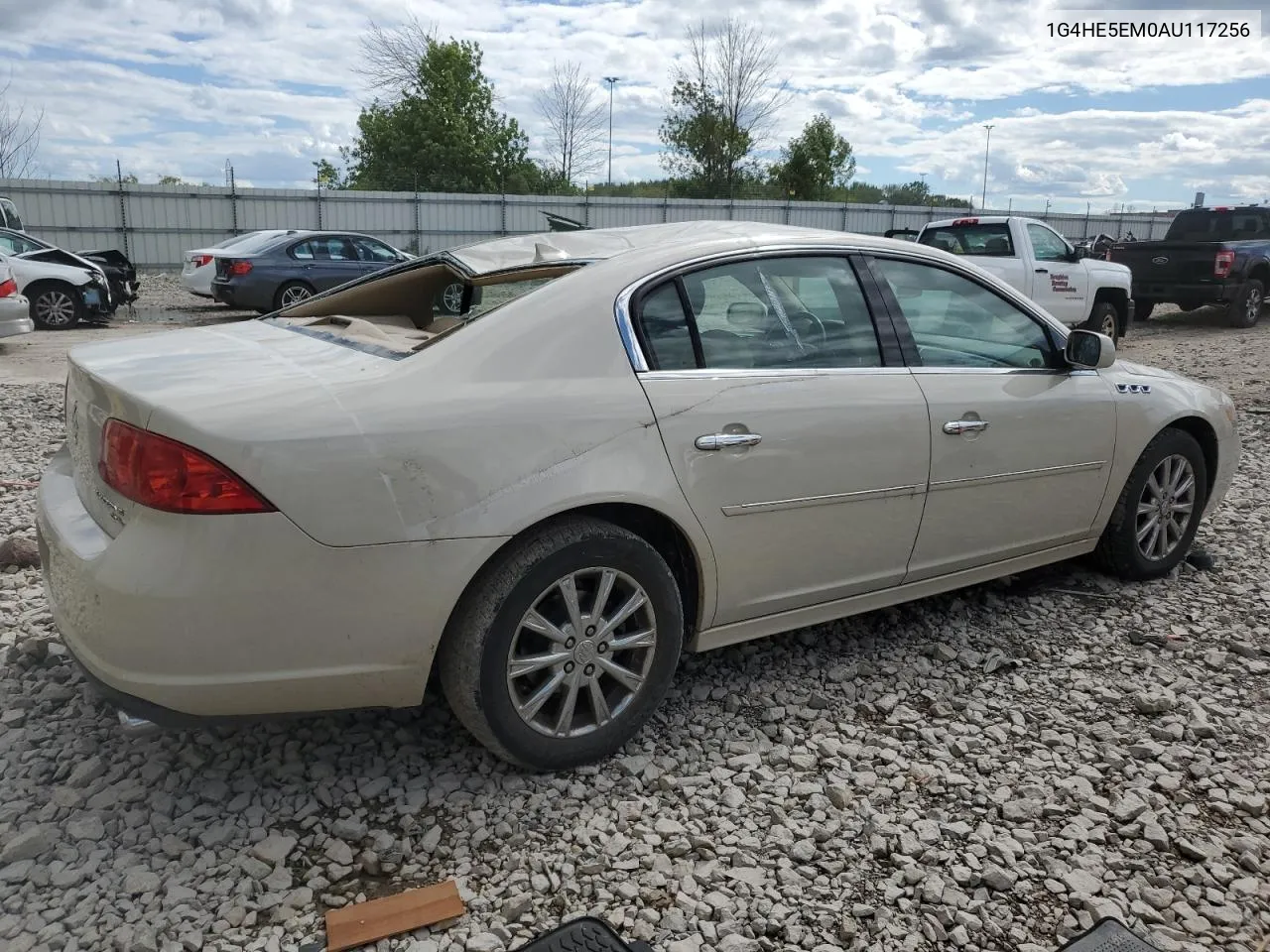 2010 Buick Lucerne Cxl VIN: 1G4HE5EM0AU117256 Lot: 60301404