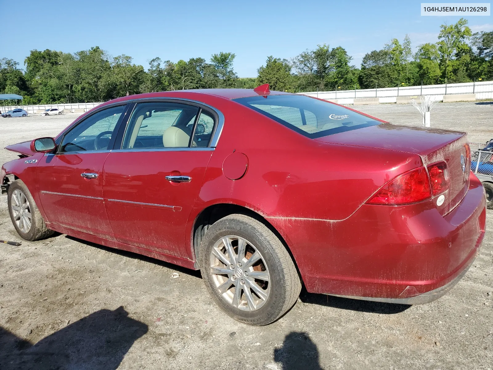 2010 Buick Lucerne Cxl VIN: 1G4HJ5EM1AU126298 Lot: 61072924