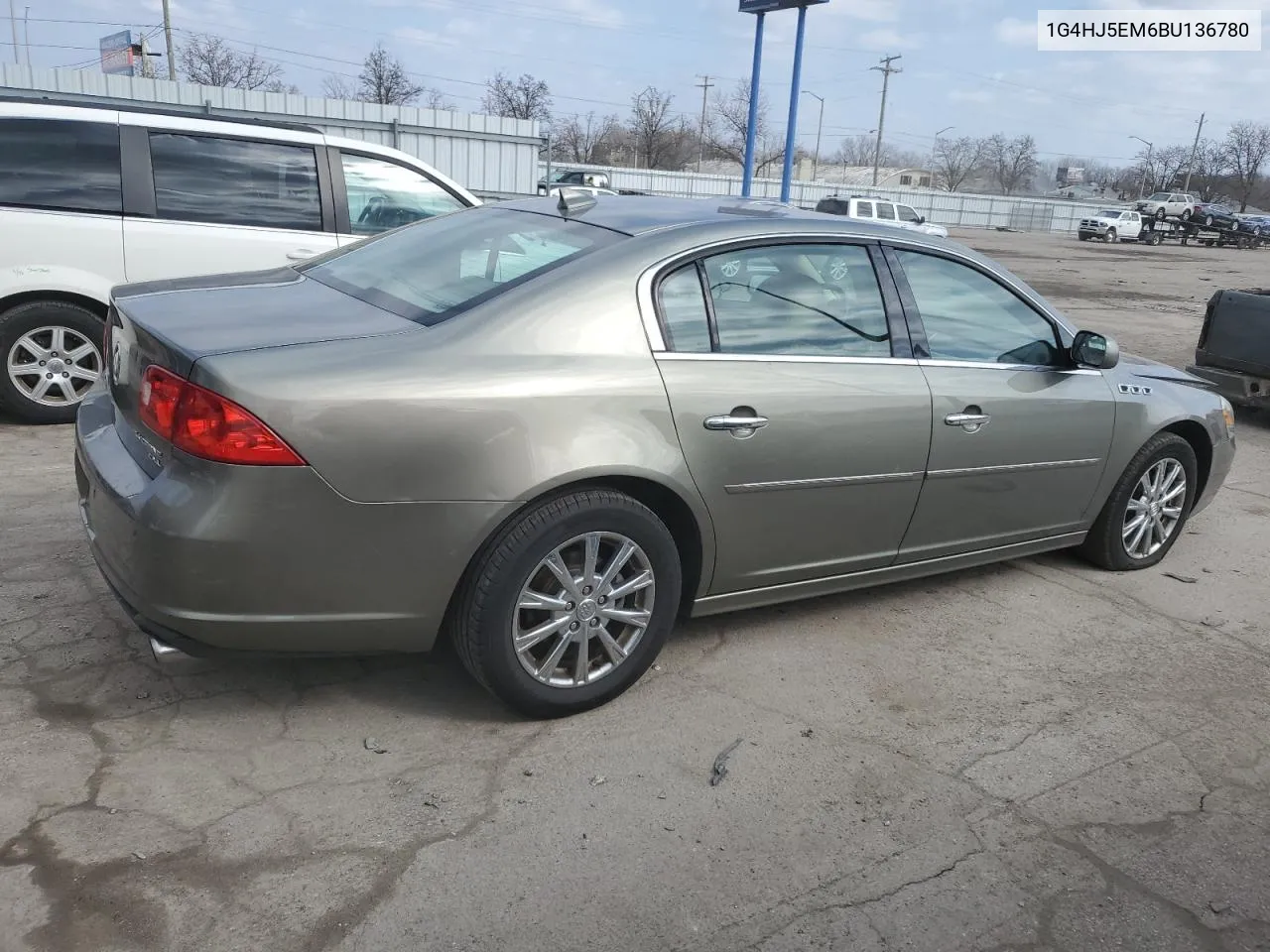 2011 Buick Lucerne Cxl VIN: 1G4HJ5EM6BU136780 Lot: 43762324