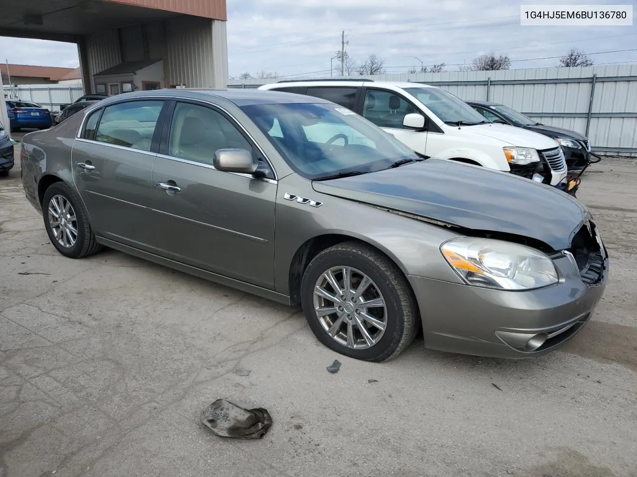 2011 Buick Lucerne Cxl VIN: 1G4HJ5EM6BU136780 Lot: 43762324