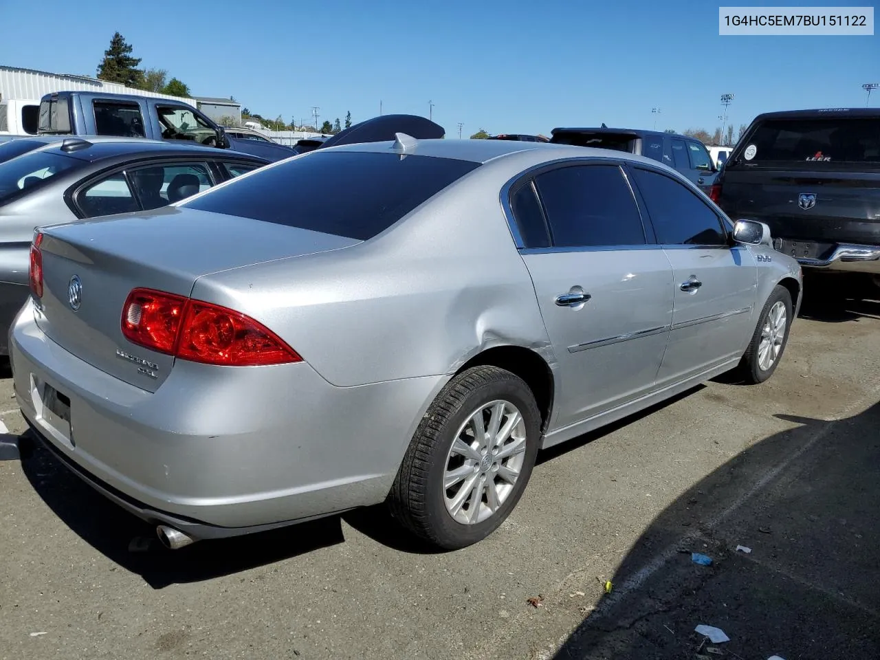 1G4HC5EM7BU151122 2011 Buick Lucerne Cxl