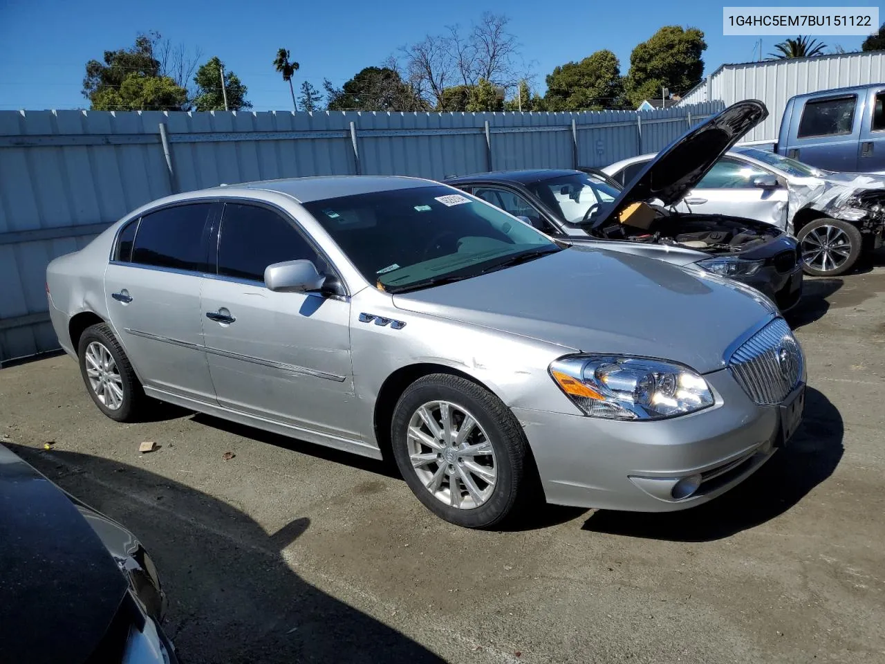 1G4HC5EM7BU151122 2011 Buick Lucerne Cxl