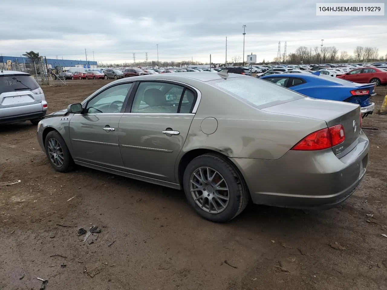 2011 Buick Lucerne Cxl VIN: 1G4HJ5EM4BU119279 Lot: 51102734