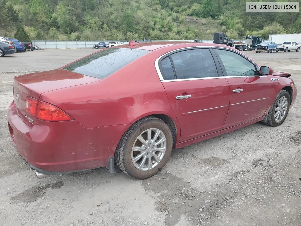 1G4HJ5EM1BU115304 2011 Buick Lucerne Cxl