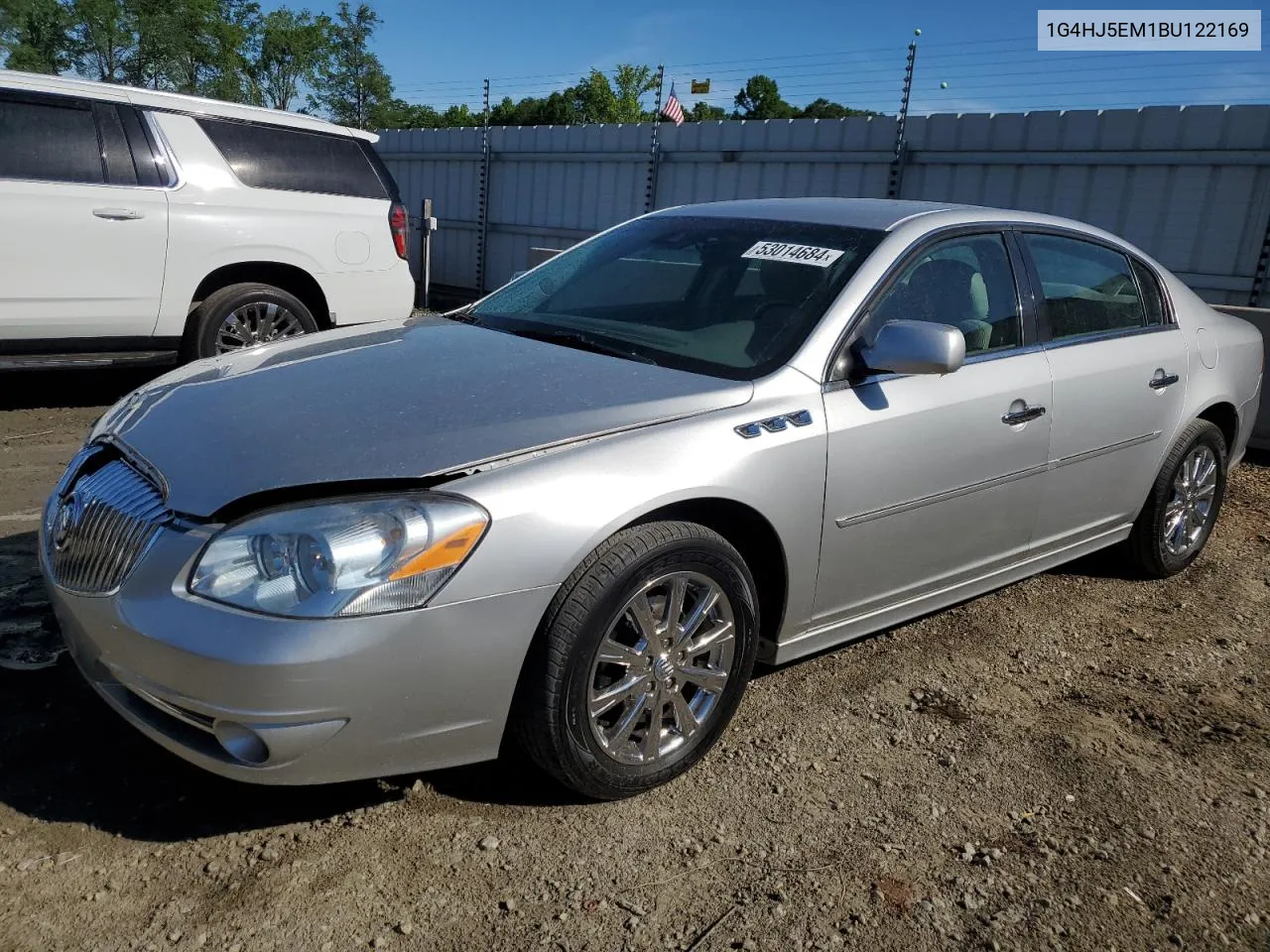 2011 Buick Lucerne Cxl VIN: 1G4HJ5EM1BU122169 Lot: 53014684