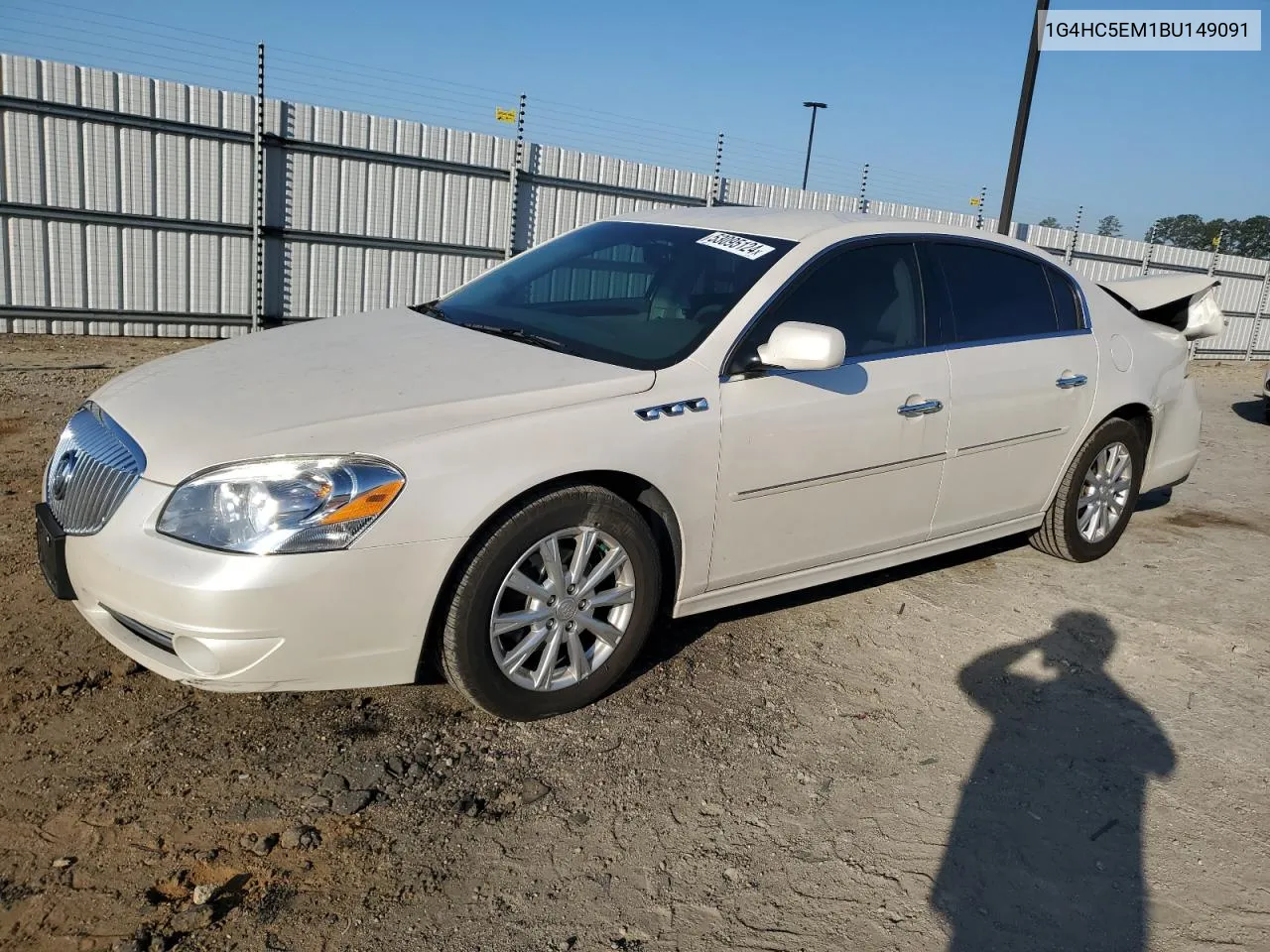 2011 Buick Lucerne Cxl VIN: 1G4HC5EM1BU149091 Lot: 53095124