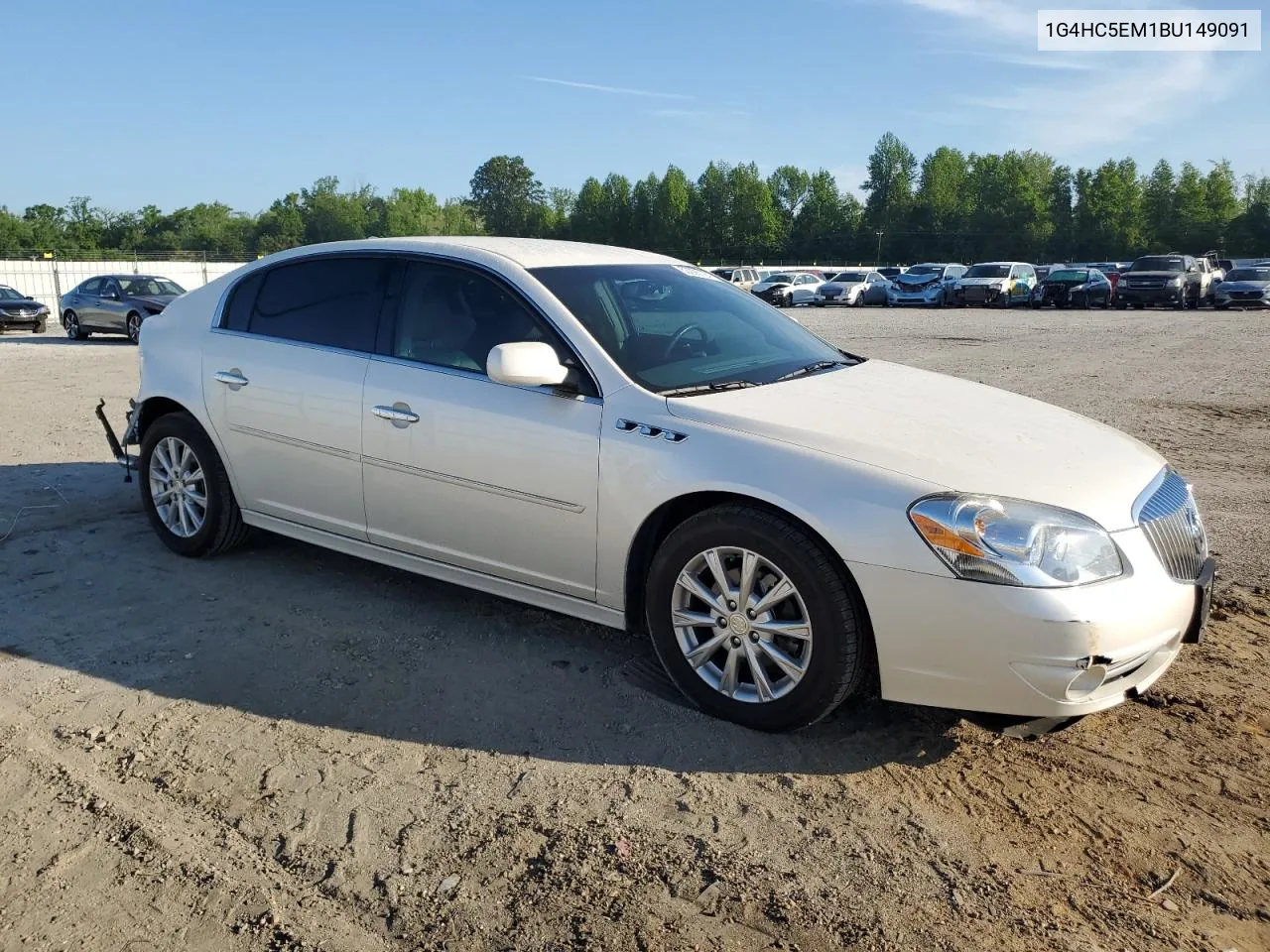 2011 Buick Lucerne Cxl VIN: 1G4HC5EM1BU149091 Lot: 53095124