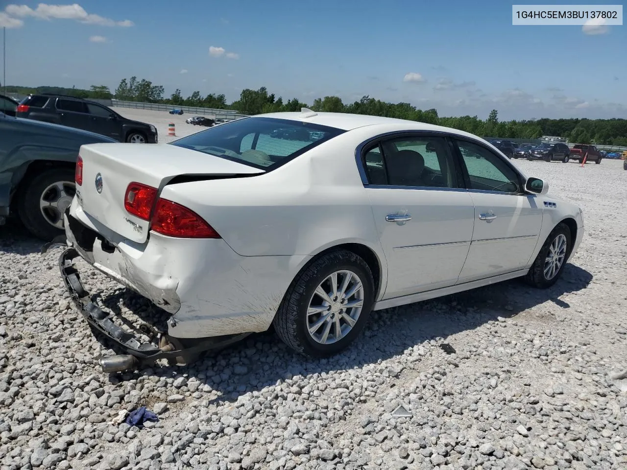 2011 Buick Lucerne Cxl VIN: 1G4HC5EM3BU137802 Lot: 55710914