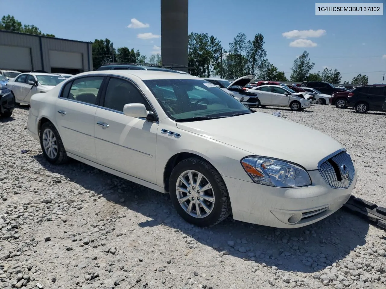 2011 Buick Lucerne Cxl VIN: 1G4HC5EM3BU137802 Lot: 55710914