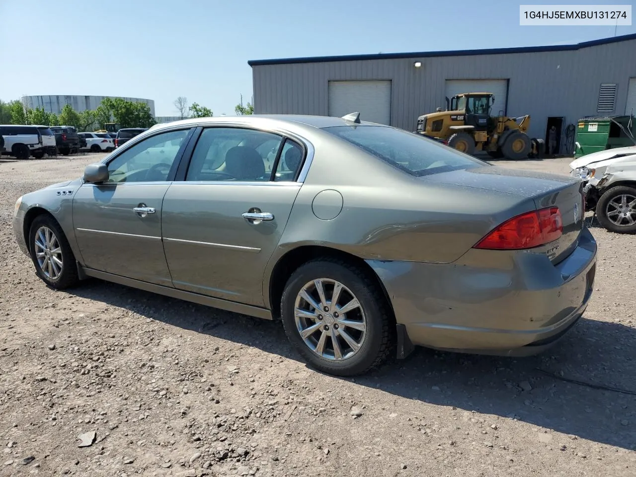 2011 Buick Lucerne Cxl VIN: 1G4HJ5EMXBU131274 Lot: 55807134