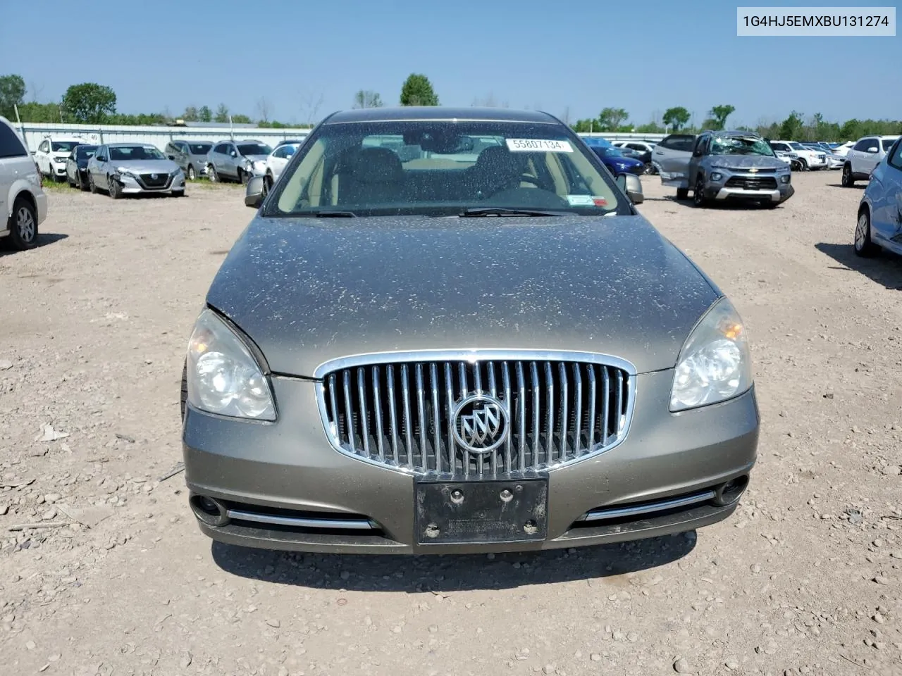 2011 Buick Lucerne Cxl VIN: 1G4HJ5EMXBU131274 Lot: 55807134