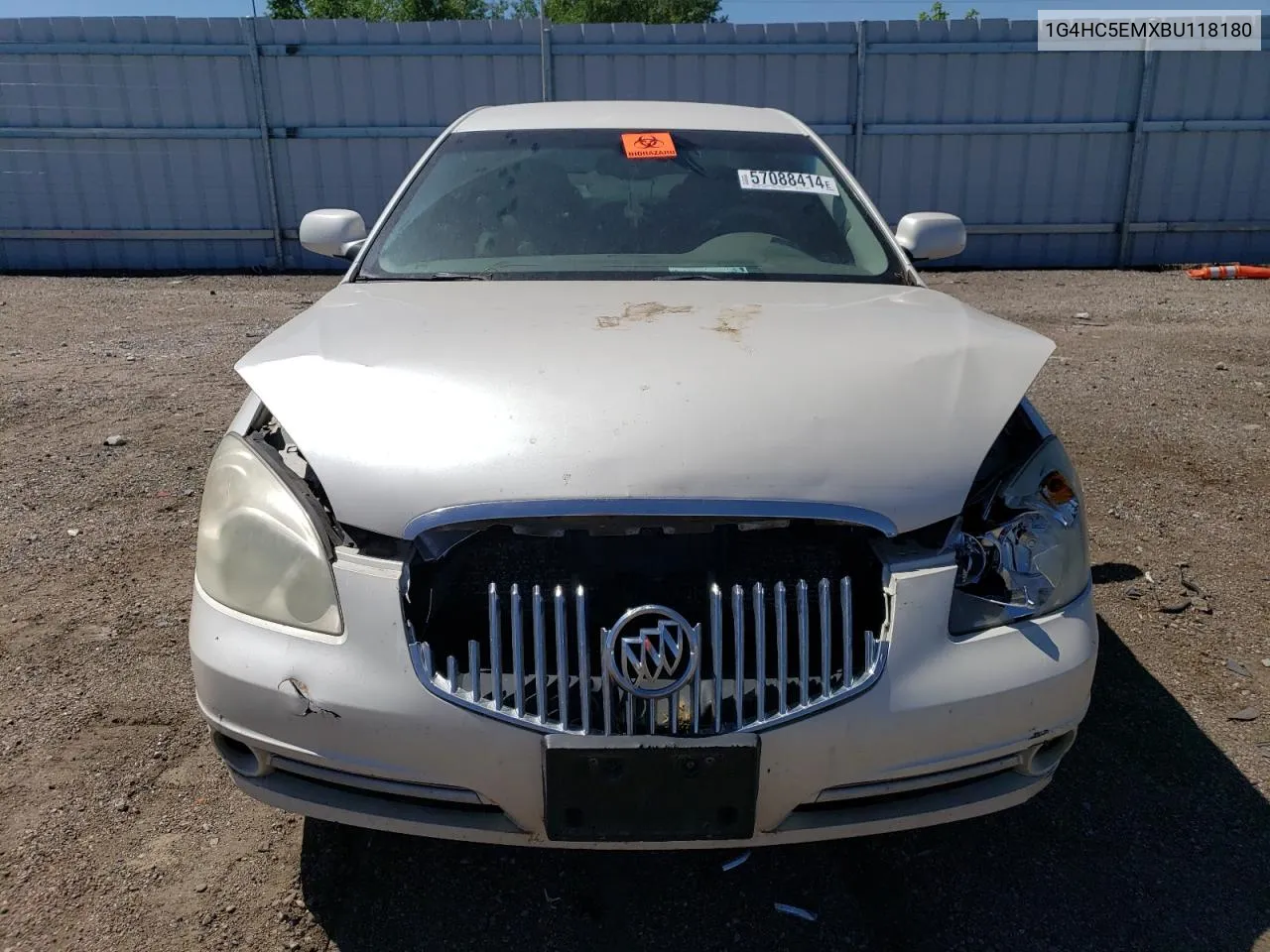 2011 Buick Lucerne Cxl VIN: 1G4HC5EMXBU118180 Lot: 57088414