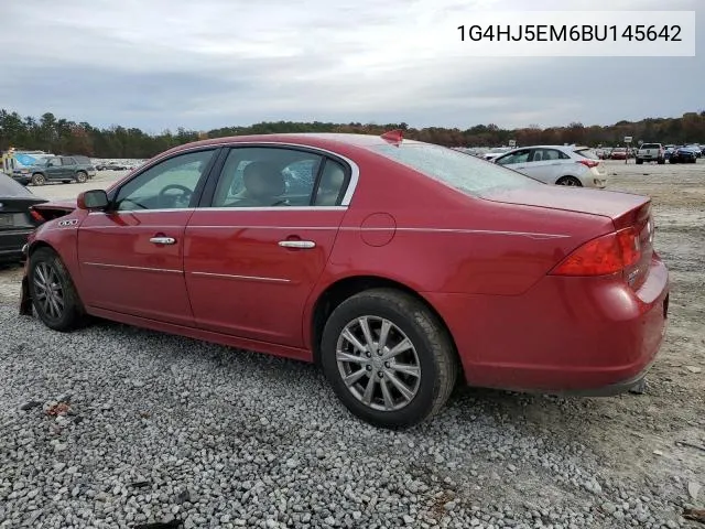 2011 Buick Lucerne Cxl VIN: 1G4HJ5EM6BU145642 Lot: 57698244