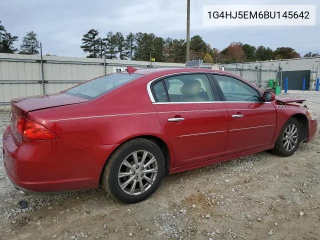 2011 Buick Lucerne Cxl VIN: 1G4HJ5EM6BU145642 Lot: 57698244