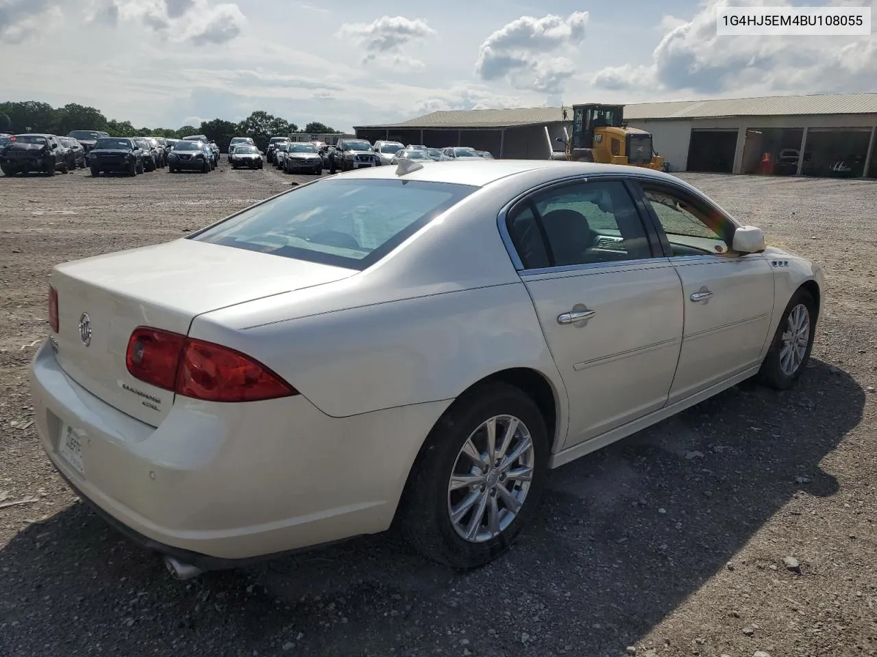 1G4HJ5EM4BU108055 2011 Buick Lucerne Cxl