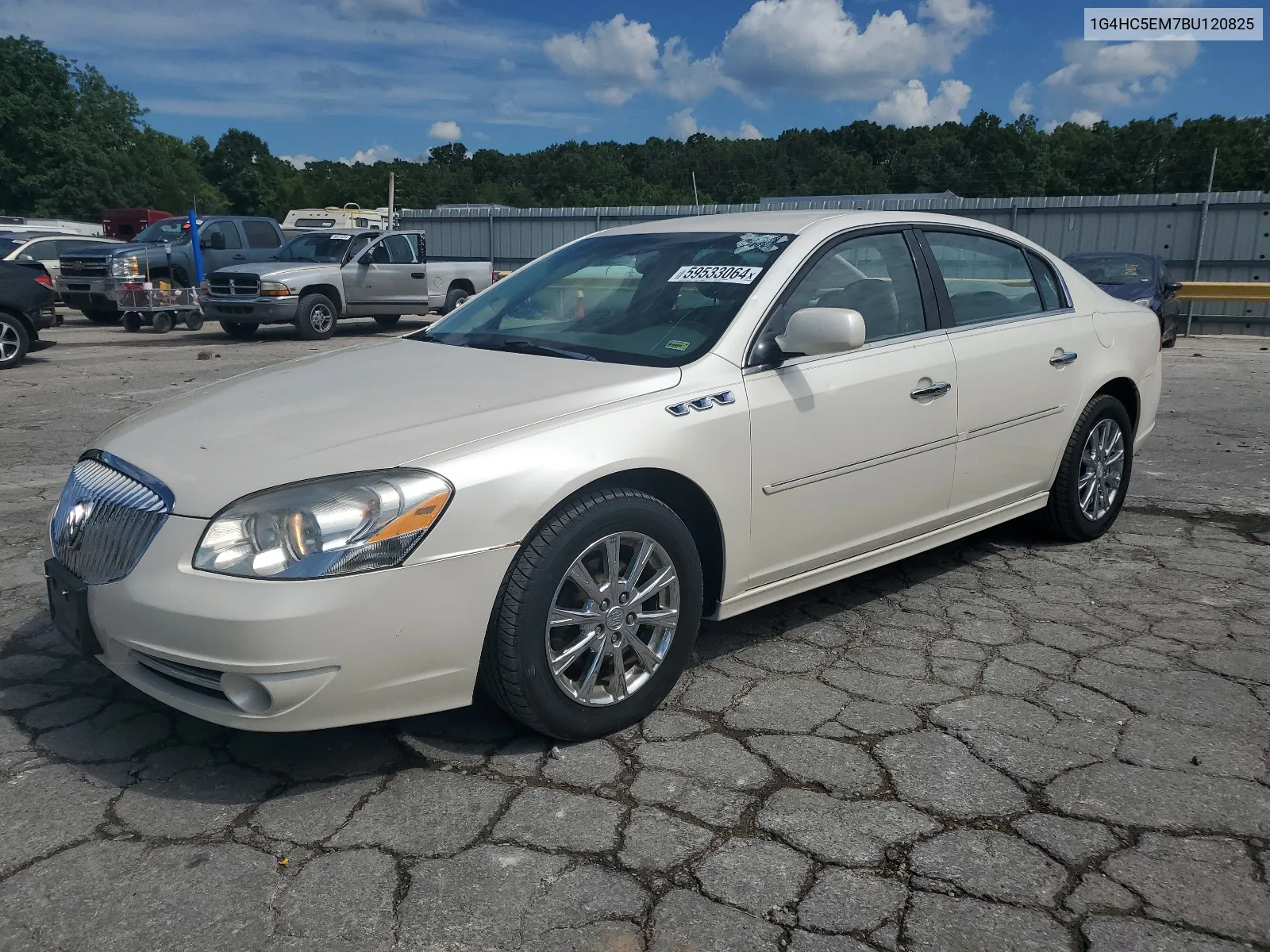 2011 Buick Lucerne Cxl VIN: 1G4HC5EM7BU120825 Lot: 59533064