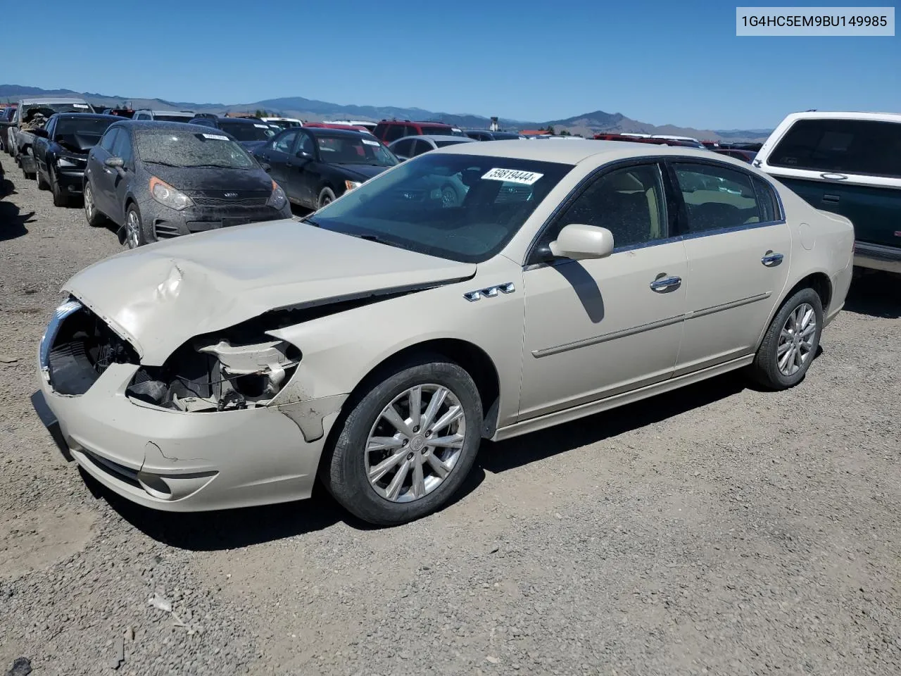 2011 Buick Lucerne Cxl VIN: 1G4HC5EM9BU149985 Lot: 59819444