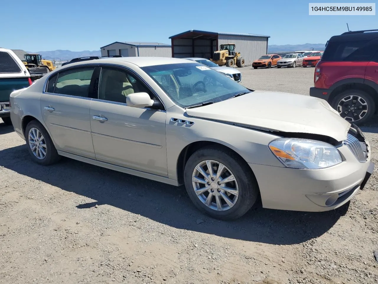 2011 Buick Lucerne Cxl VIN: 1G4HC5EM9BU149985 Lot: 59819444