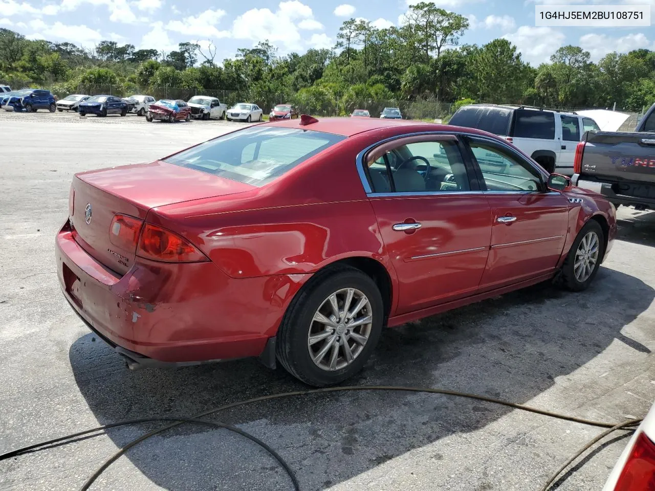 2011 Buick Lucerne Cxl VIN: 1G4HJ5EM2BU108751 Lot: 60207314