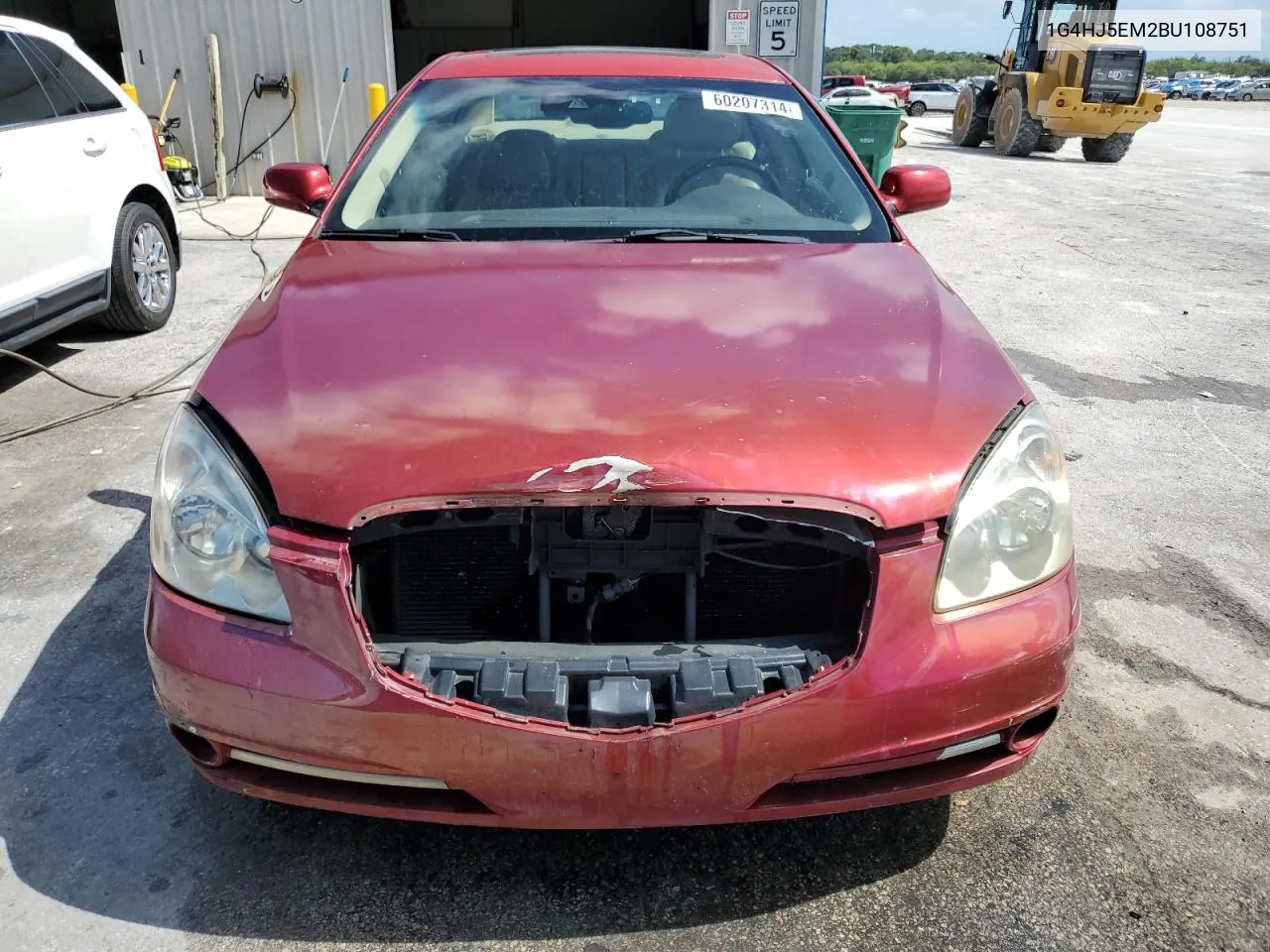 2011 Buick Lucerne Cxl VIN: 1G4HJ5EM2BU108751 Lot: 60207314