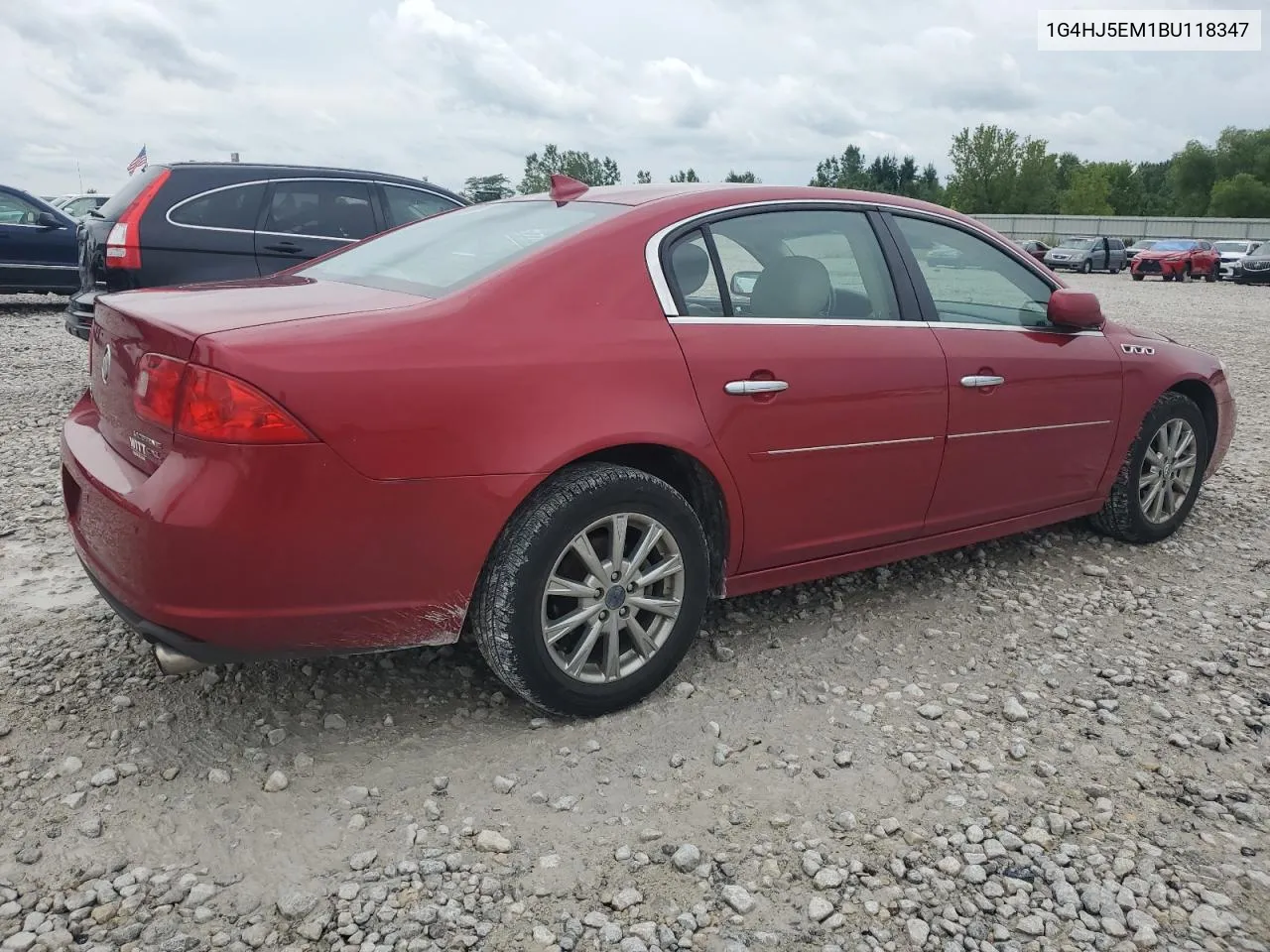 2011 Buick Lucerne Cxl VIN: 1G4HJ5EM1BU118347 Lot: 62784564