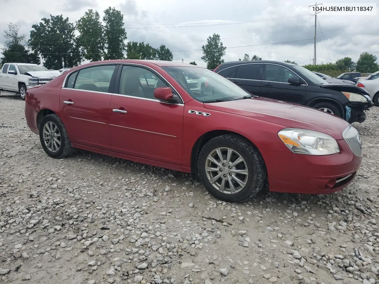 1G4HJ5EM1BU118347 2011 Buick Lucerne Cxl