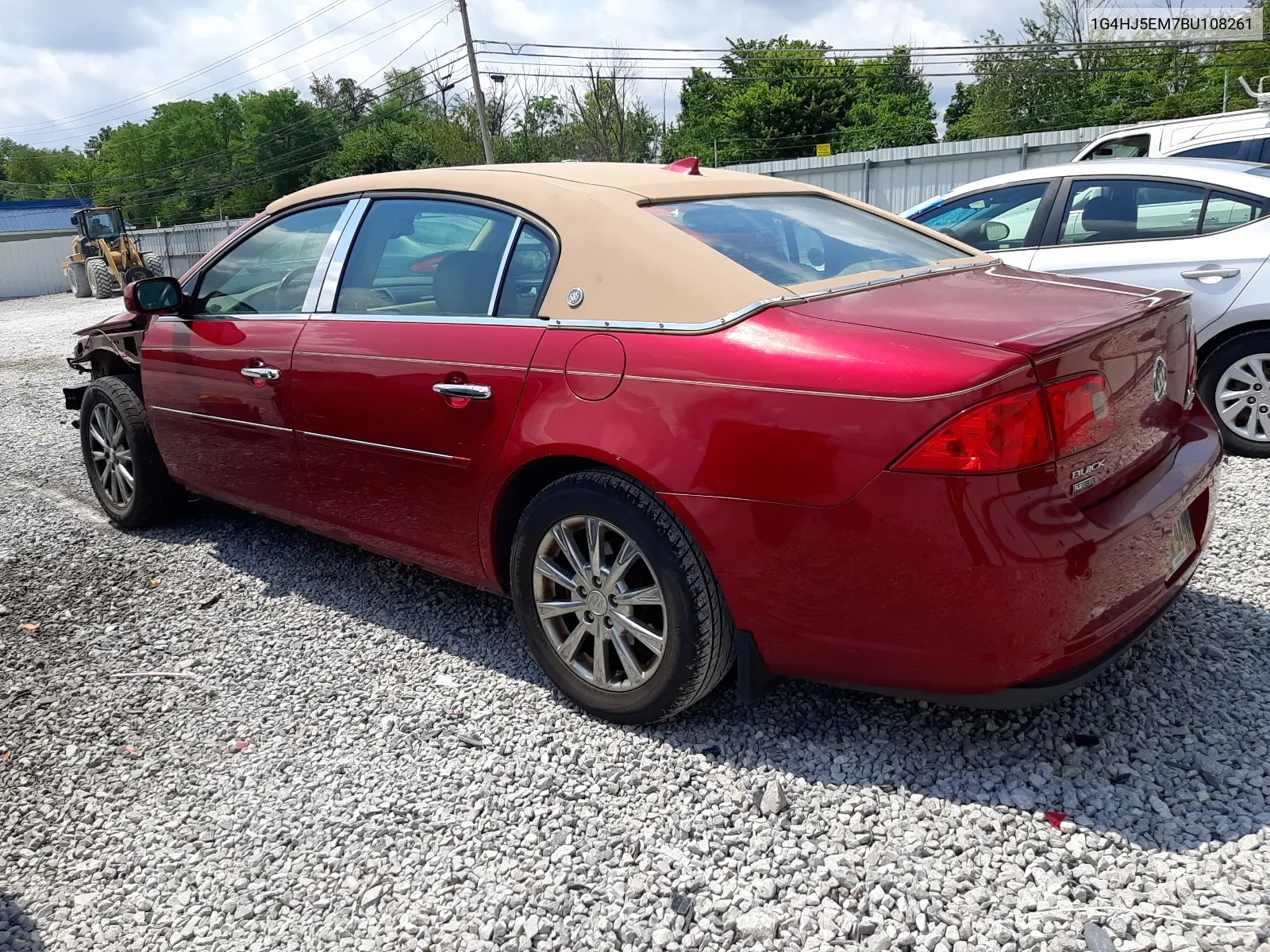 1G4HJ5EM7BU108261 2011 Buick Lucerne Cxl