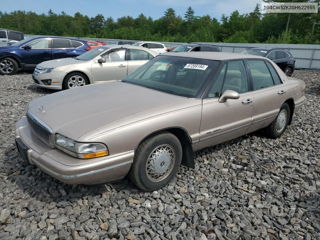 1995 Buick Park Avenue VIN: 1G4CW52K3SH622955 Lot: 57209194