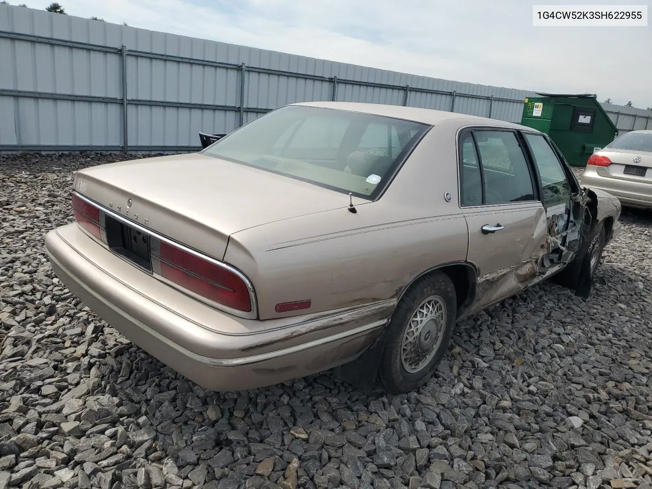 1G4CW52K3SH622955 1995 Buick Park Avenue