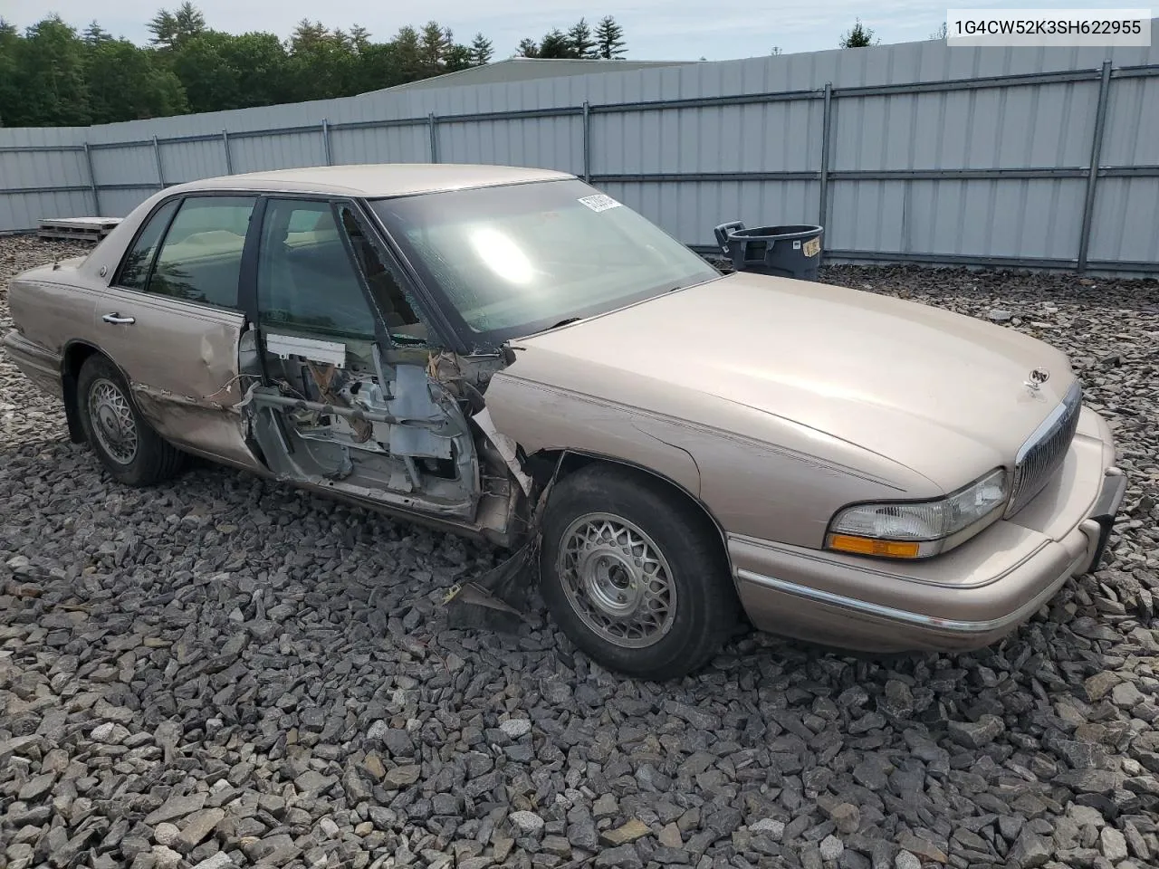 1G4CW52K3SH622955 1995 Buick Park Avenue