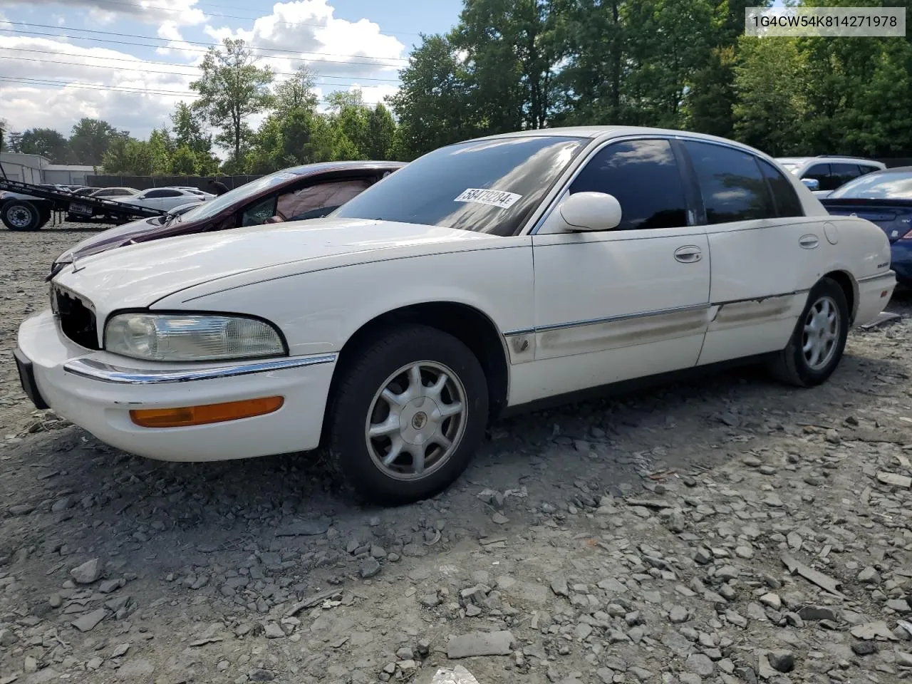 2001 Buick Park Avenue VIN: 1G4CW54K814271978 Lot: 58479284