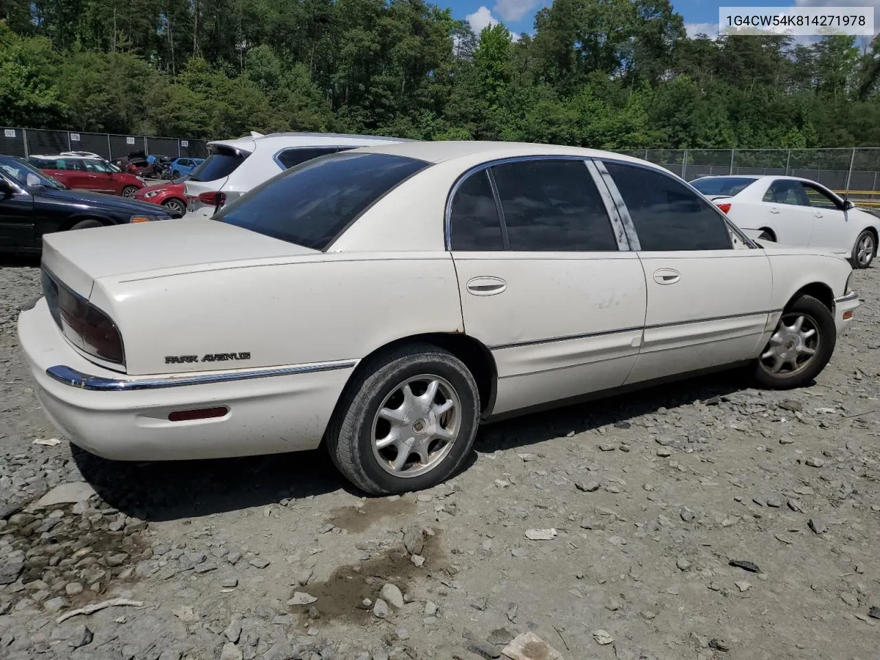 2001 Buick Park Avenue VIN: 1G4CW54K814271978 Lot: 58479284