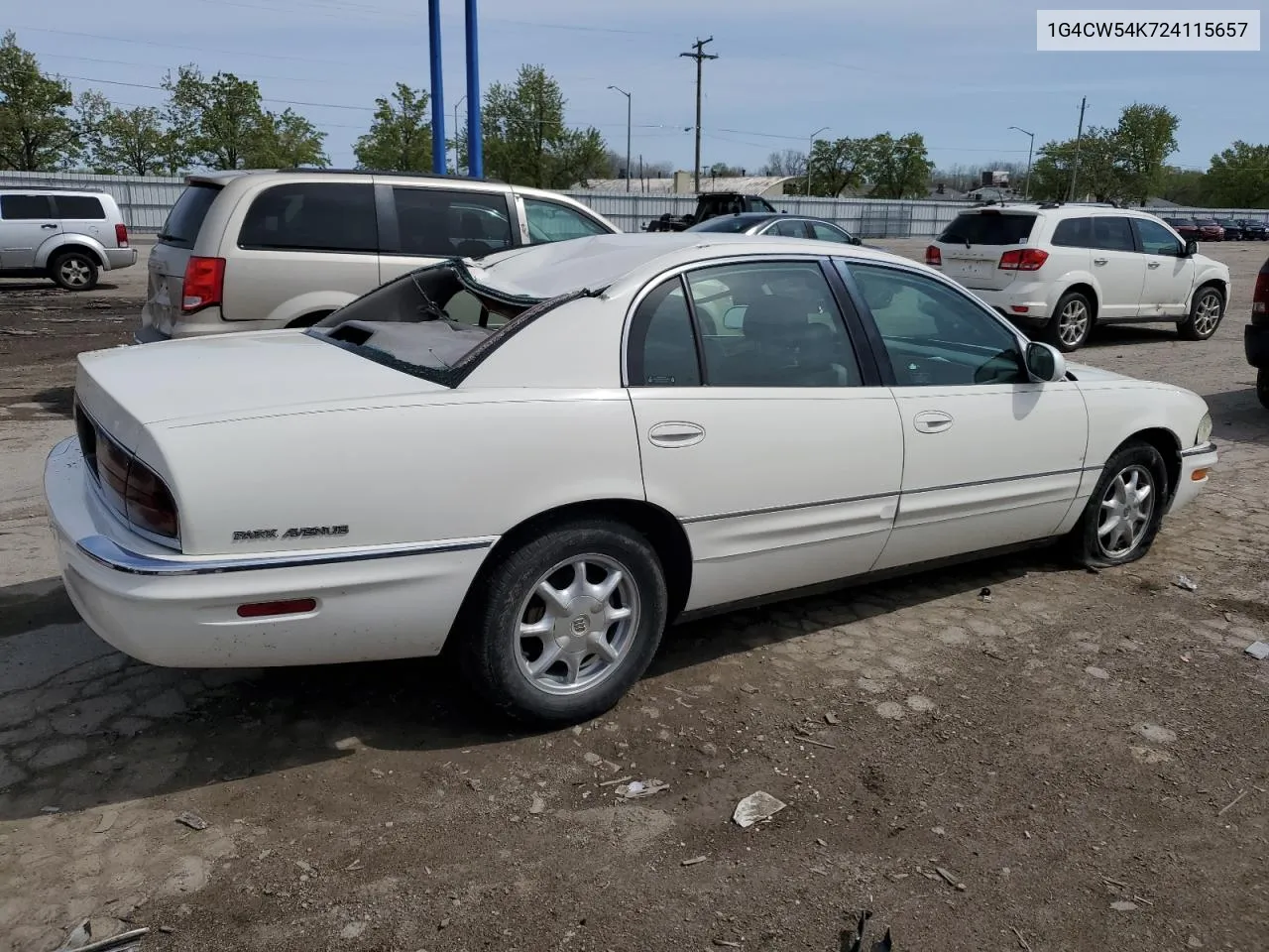 2002 Buick Park Avenue VIN: 1G4CW54K724115657 Lot: 50803804