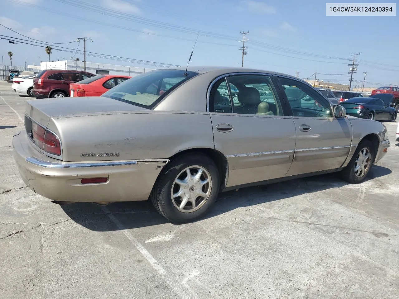 1G4CW54K124240394 2002 Buick Park Avenue