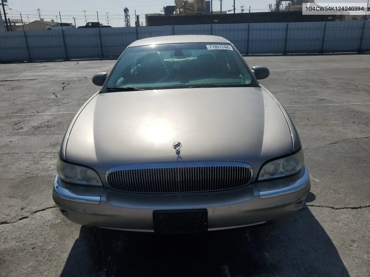 2002 Buick Park Avenue VIN: 1G4CW54K124240394 Lot: 71051744