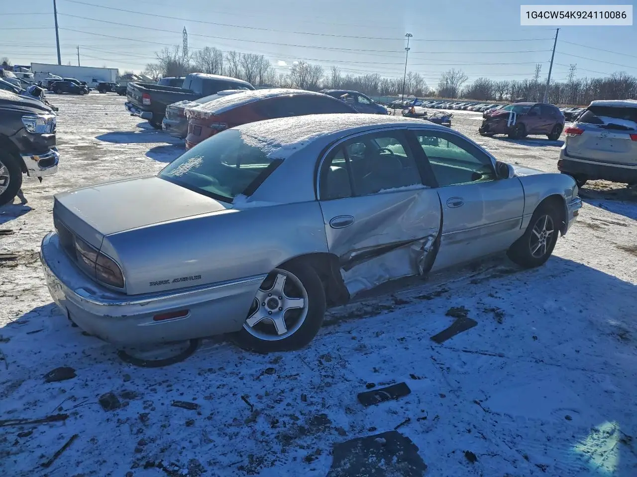1G4CW54K924110086 2002 Buick Park Avenue