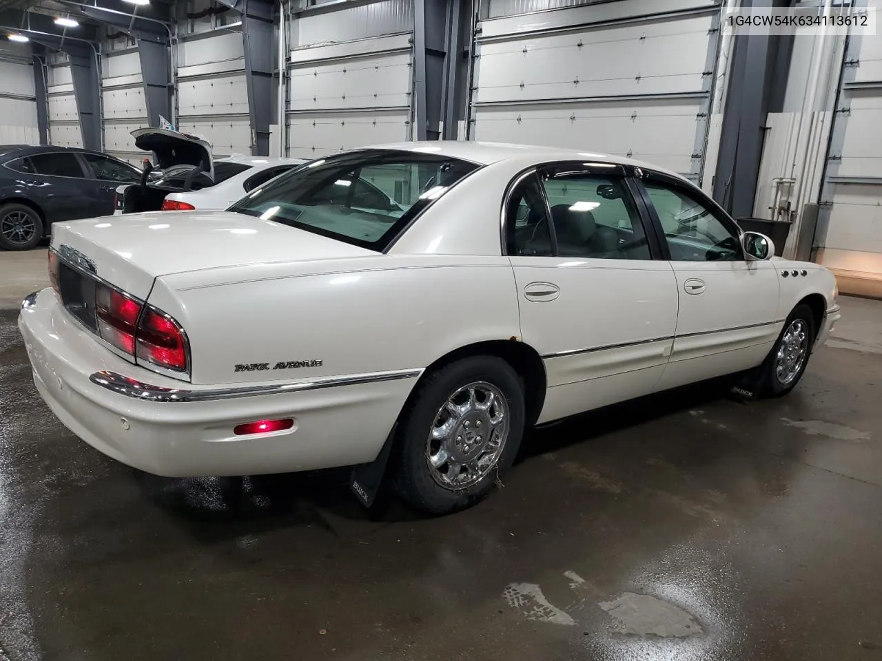 2003 Buick Park Avenue VIN: 1G4CW54K634113612 Lot: 51431814