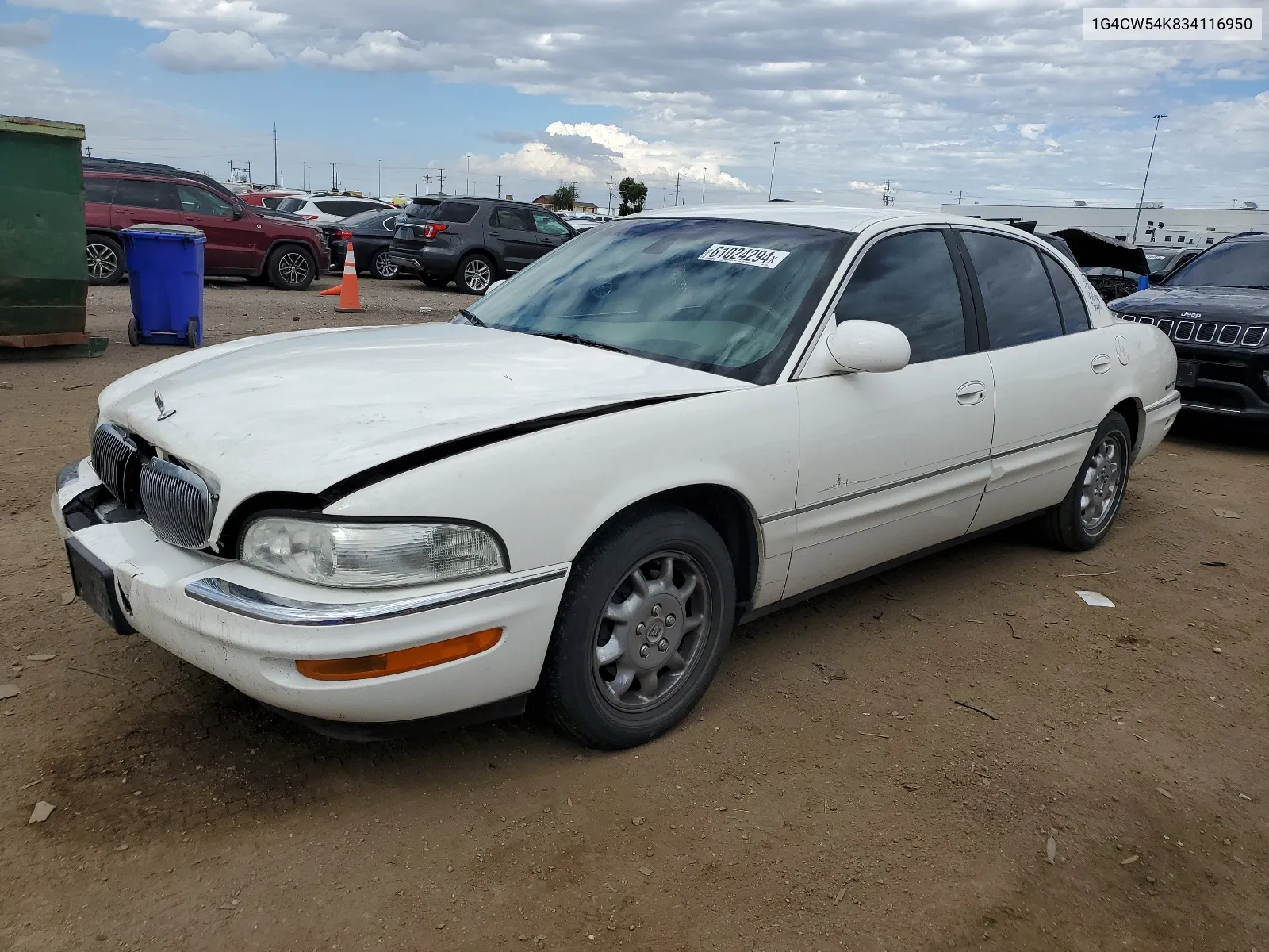 2003 Buick Park Avenue VIN: 1G4CW54K834116950 Lot: 61024294