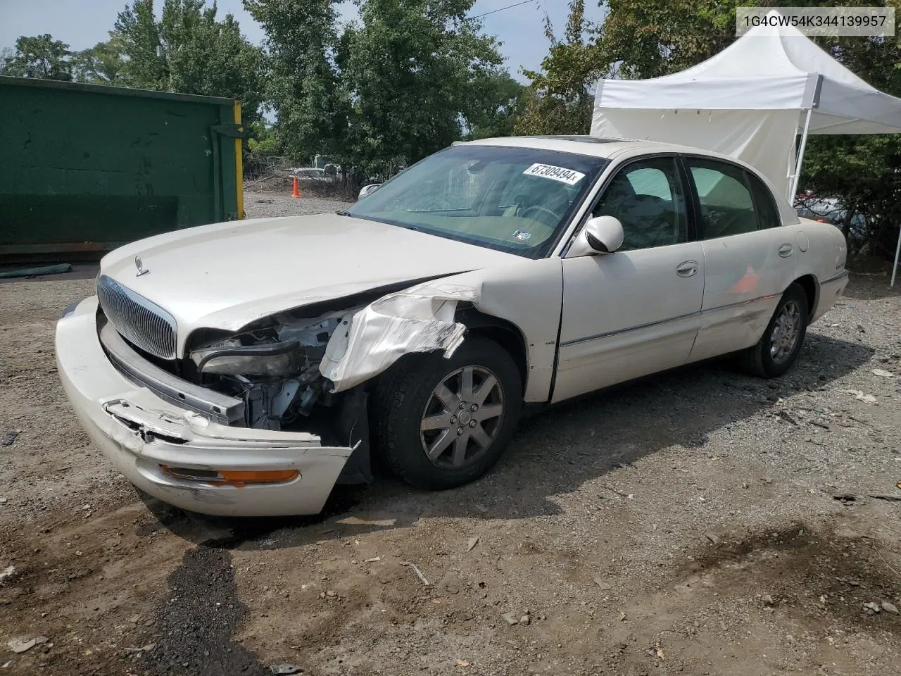 2004 Buick Park Avenue VIN: 1G4CW54K344139957 Lot: 67309494