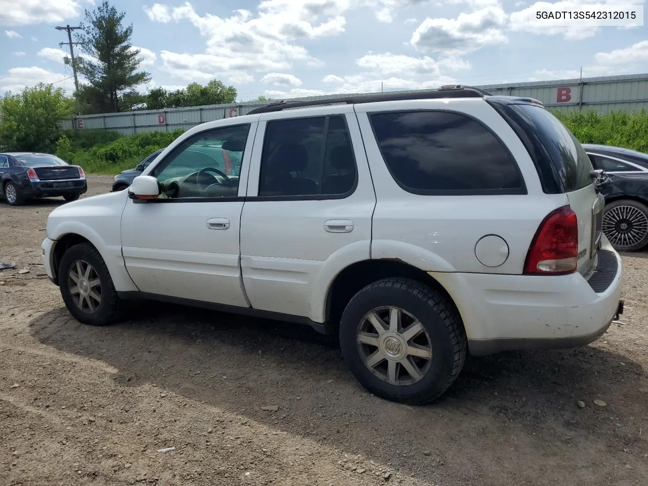 2004 Buick Rainier Cxl VIN: 5GADT13S542312015 Lot: 57013594