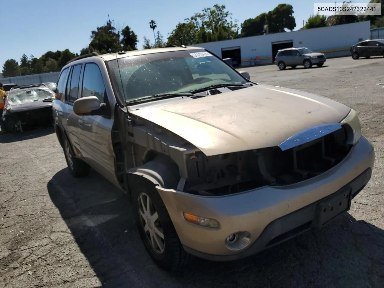 2004 Buick Rainier Cxl VIN: 5GADS13S242322441 Lot: 57416474