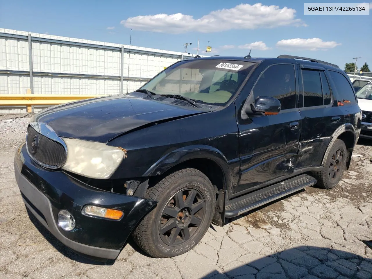 2004 Buick Rainier Cxl VIN: 5GAET13P742265134 Lot: 60162554