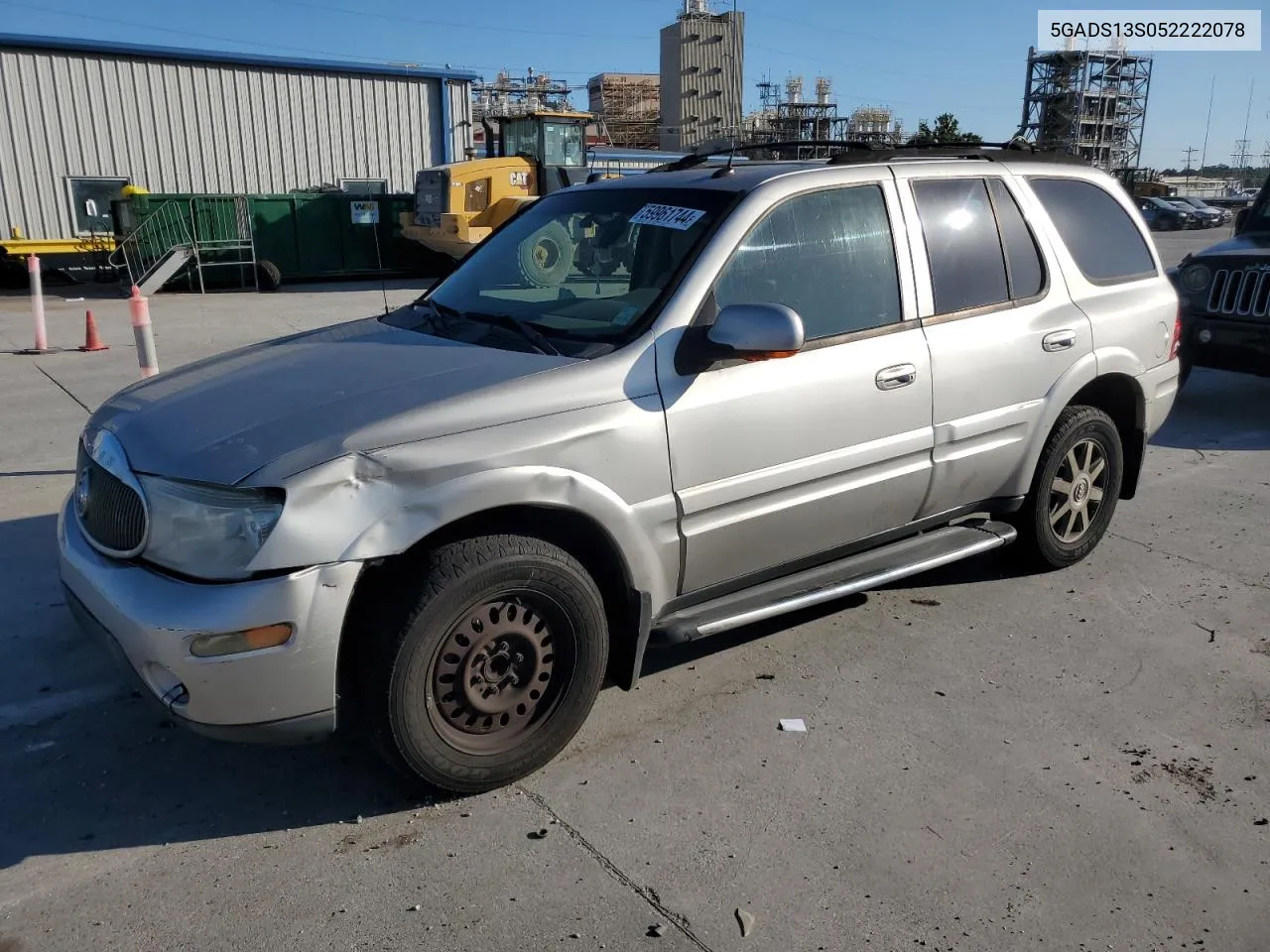 2005 Buick Rainier Cxl VIN: 5GADS13S052222078 Lot: 59961744