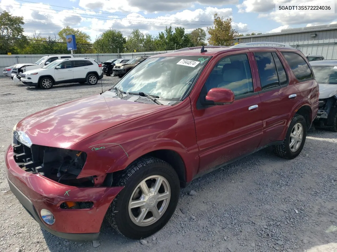 5GADT13S572224036 2007 Buick Rainier Cxl