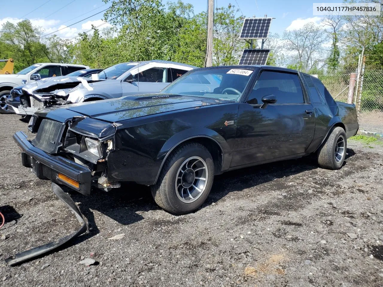 1987 Buick Regal VIN: 1G4GJ1177HP457836 Lot: 54217084