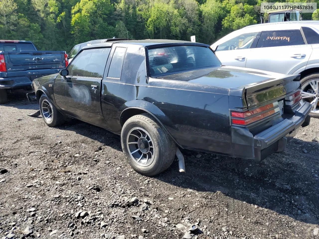 1987 Buick Regal VIN: 1G4GJ1177HP457836 Lot: 54217084